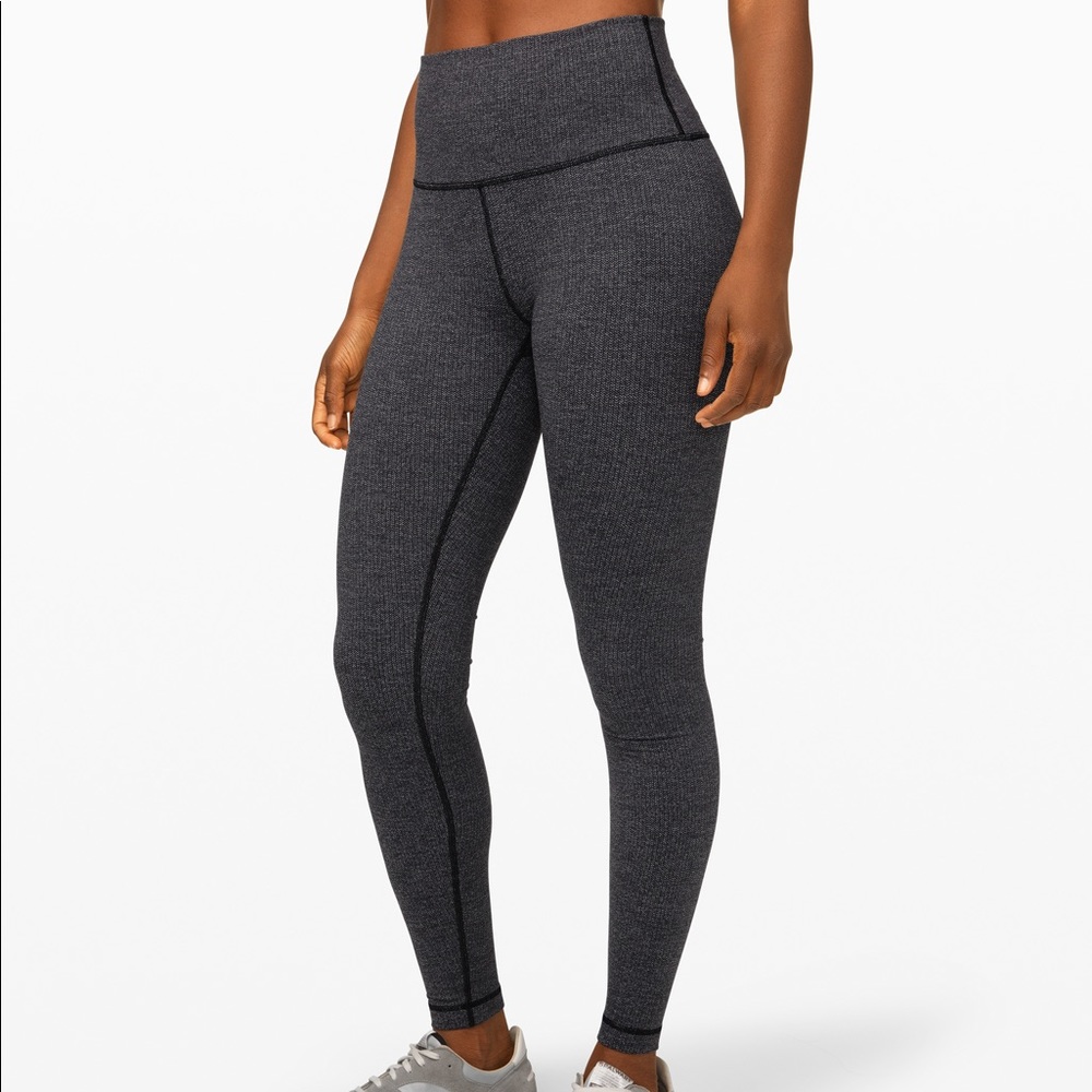 Grey Cotton Lululemon Leggings